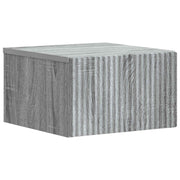 Wandkastje 33x34,5x20 cm grijs sonoma spaanplaat