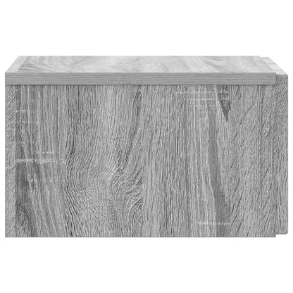 Wandbeugel Bedkast Grijs sonoma 33 x 34,5 x 20 cm Bewerkt hout
