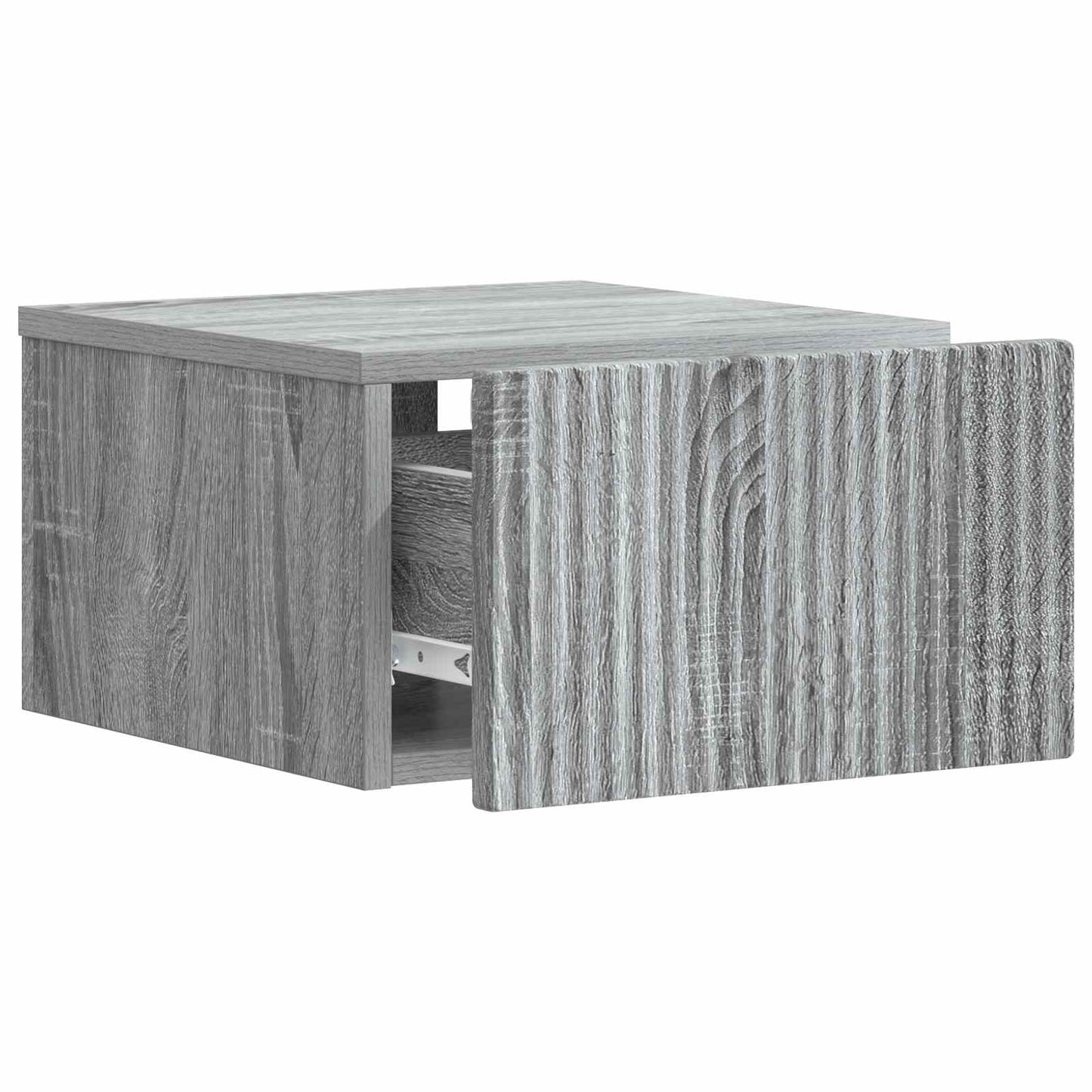 Wandbeugel Bedkast 2 pcs Grijs sonoma 33 x 34,5 x 20 cm