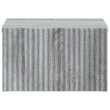Wandbeugel Bedkast 2 pcs Grijs sonoma 33 x 34,5 x 20 cm