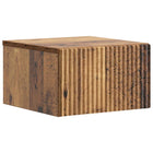 Wandkast 33x34,5x20 cm bewerkt hout oud hout