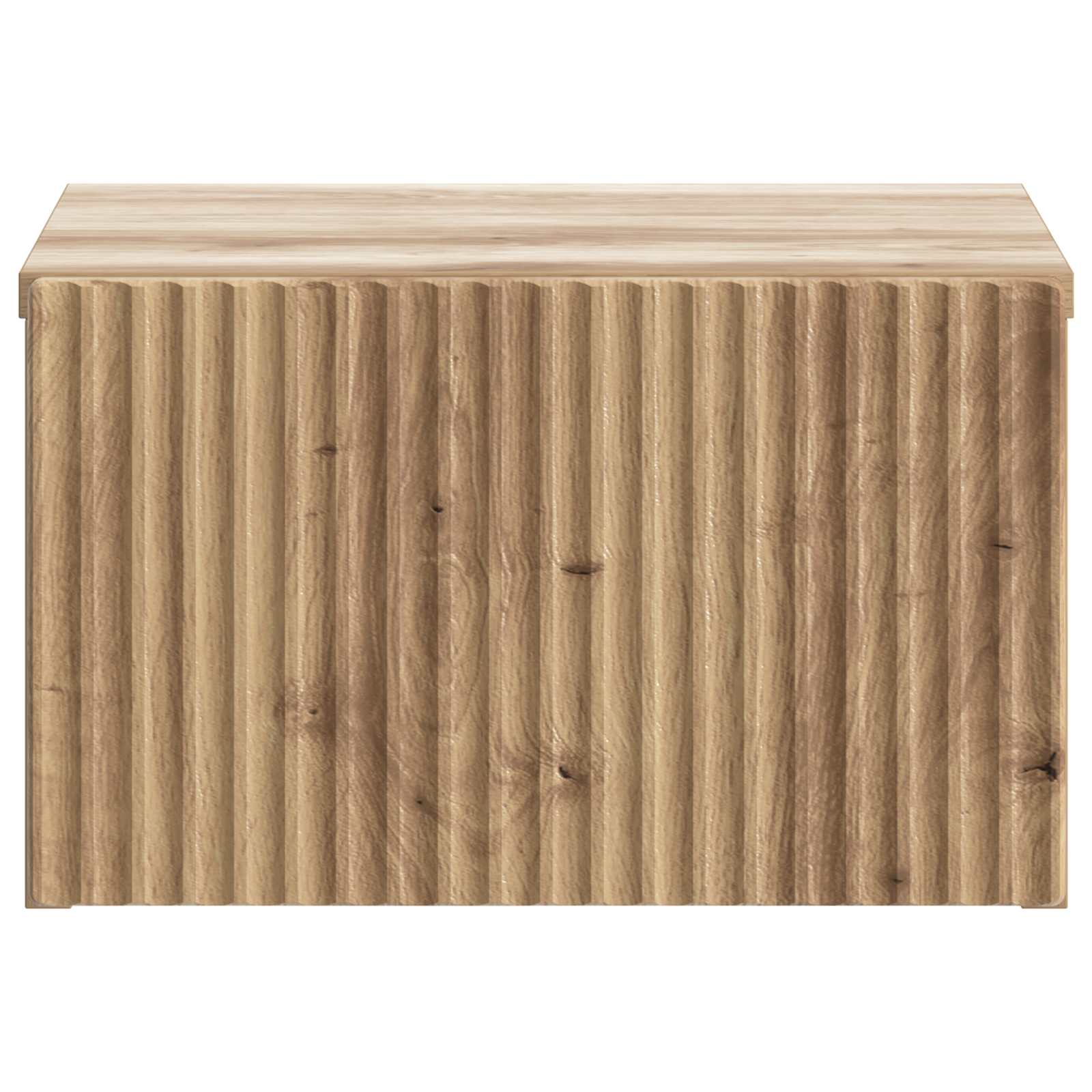 Wandbeugel Bedkast met lade Artisanaal eiken 33 x 34,5 x 20 cm