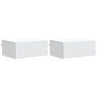 Wandkast 49x34,5x20 cm wit bewerkt hout