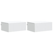 Wandkast 49x34,5x20 cm wit bewerkt hout