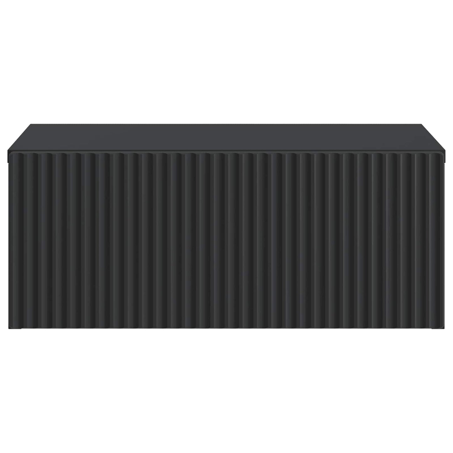 Wandbeugel Bedkast 2 pcs Zwart 49 x 34,5 x 20 cm Bewerkt hout