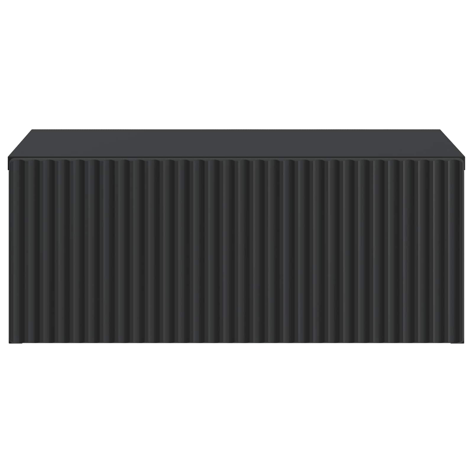 Wandbeugel Bedkast 2 pcs Zwart 49 x 34,5 x 20 cm Bewerkt hout
