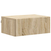 Wandkast 49x34,5x20 cm Sonoma eiken bewerkt hout