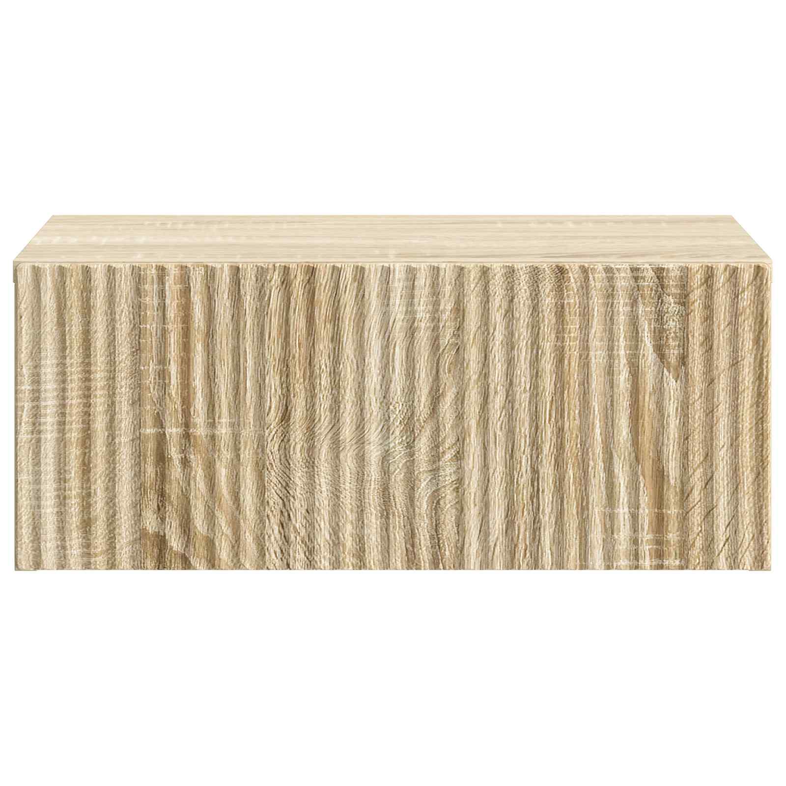 Wandbeugel Bedkast Sonoma Eiken 49 x 34,5 x 20 cm Bewerkt hout