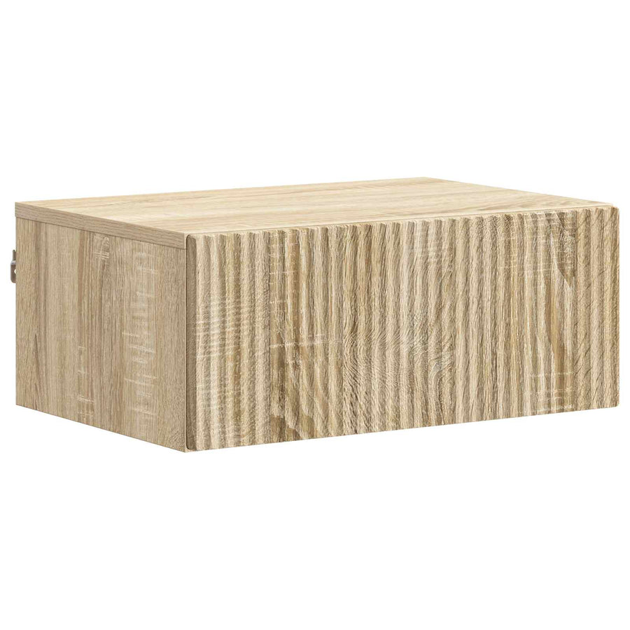 Wandbeugel Bedkast 2 pcs Sonoma Eiken 49 x 34,5 x 20 cm