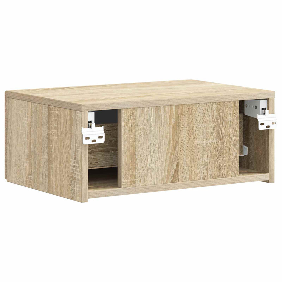 Wandbeugel Bedkast 2 pcs Sonoma Eiken 49 x 34,5 x 20 cm