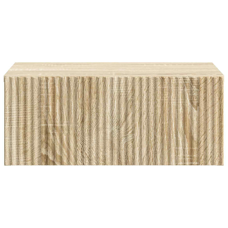 Wandbeugel Bedkast 2 pcs Sonoma Eiken 49 x 34,5 x 20 cm