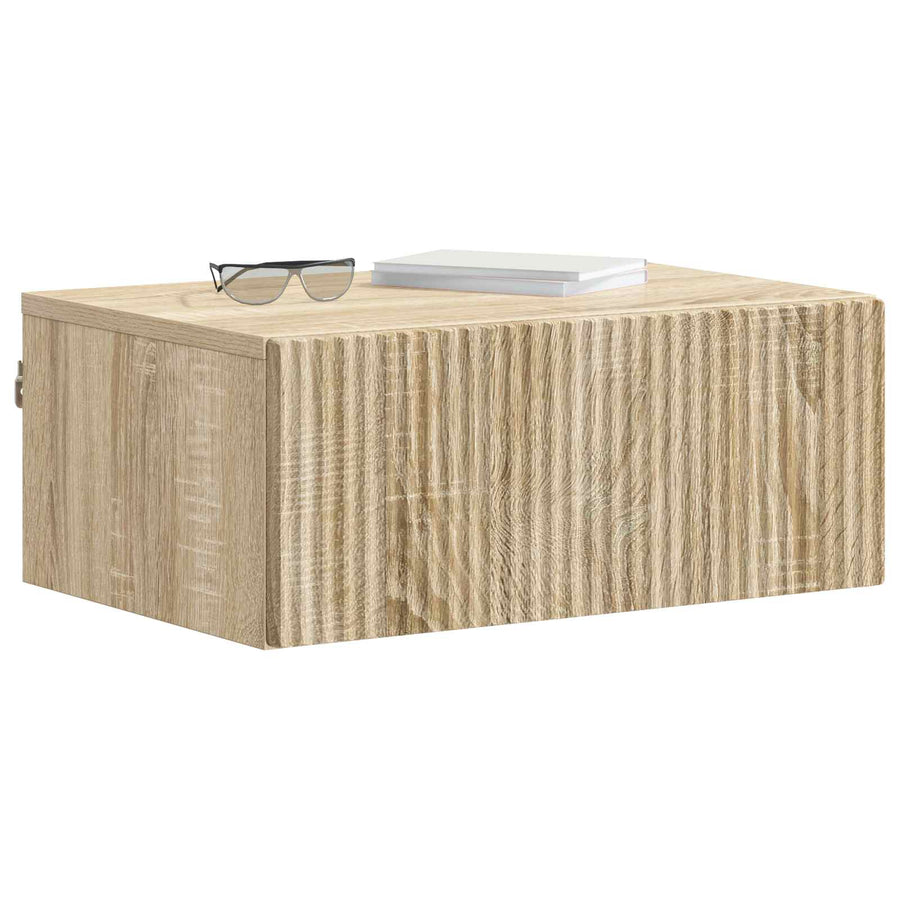 Wandbeugel Bedkast 2 pcs Sonoma Eiken 49 x 34,5 x 20 cm