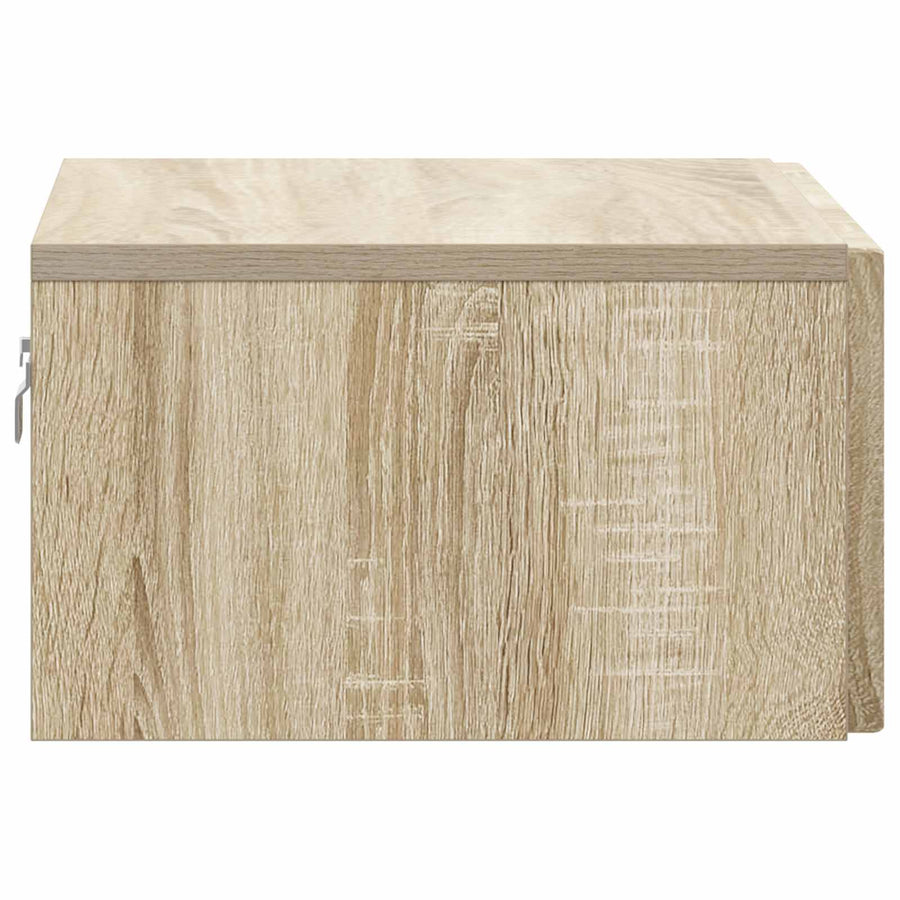 Wandbeugel Bedkast 2 pcs Sonoma Eiken 49 x 34,5 x 20 cm