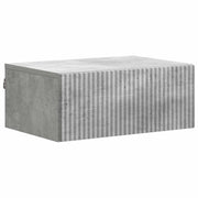 Wandkast 49x34,5x20 cm bewerkt hout betongrijs