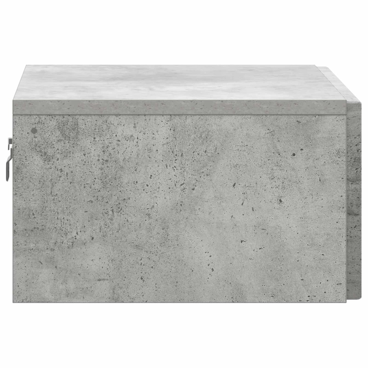 Wandbeugel Bedkast met lade 2 pcs Betongrijs 49 x 34,5 x 20 cm