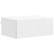 Wandkast 49x34,5x20 cm hoogglans wit bewerkt hout