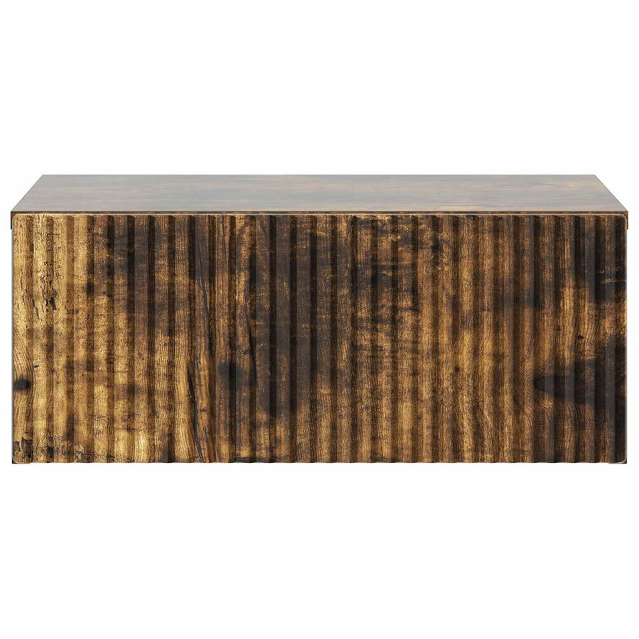 Wandbeugel Bedkast 2 pcs Gerookt eiken 49 x 34,5 x 20 cm