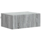 Wandkast 49x34,5x20 cm grijs sonoma bewerkt hout