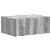 Wandkast 49x34,5x20 cm grijs sonoma bewerkt hout