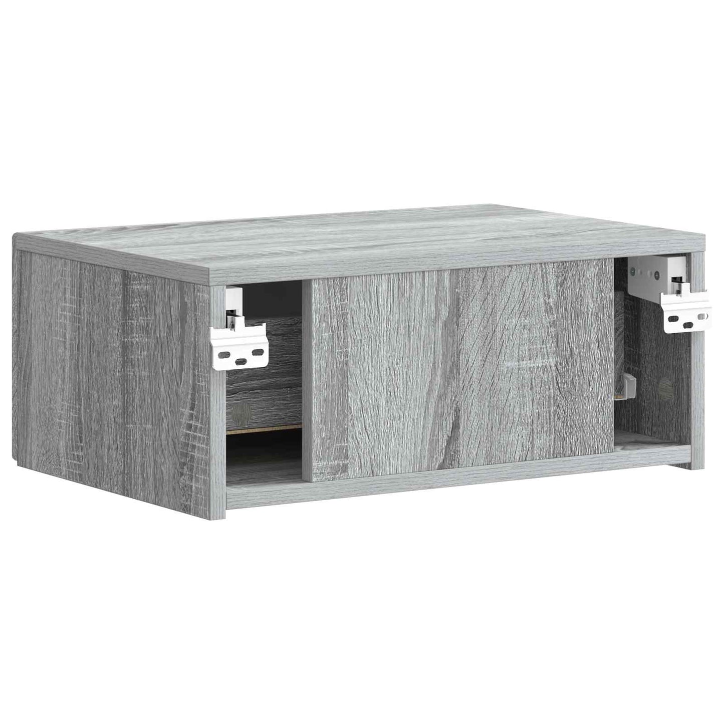 Wandbeugel Bedkast Grijs sonoma 49 x 34,5 x 20 cm Bewerkt hout