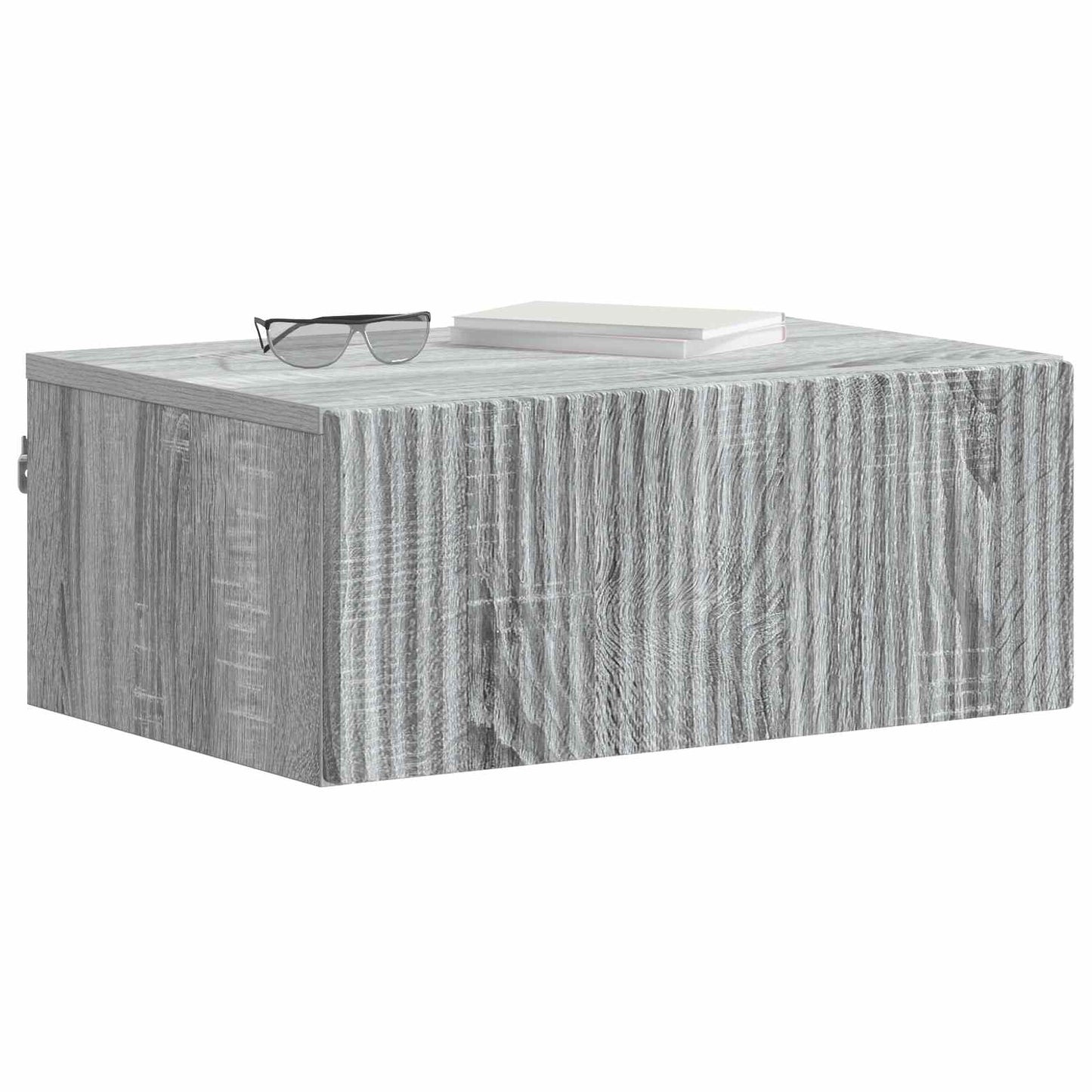 Wandbeugel Bedkast Grijs sonoma 49 x 34,5 x 20 cm Bewerkt hout