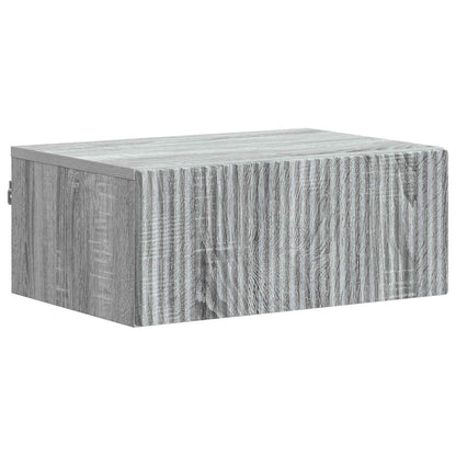 Wandbeugel Bedkast 2 pcs Grijs sonoma 49 x 34,5 x 20 cm