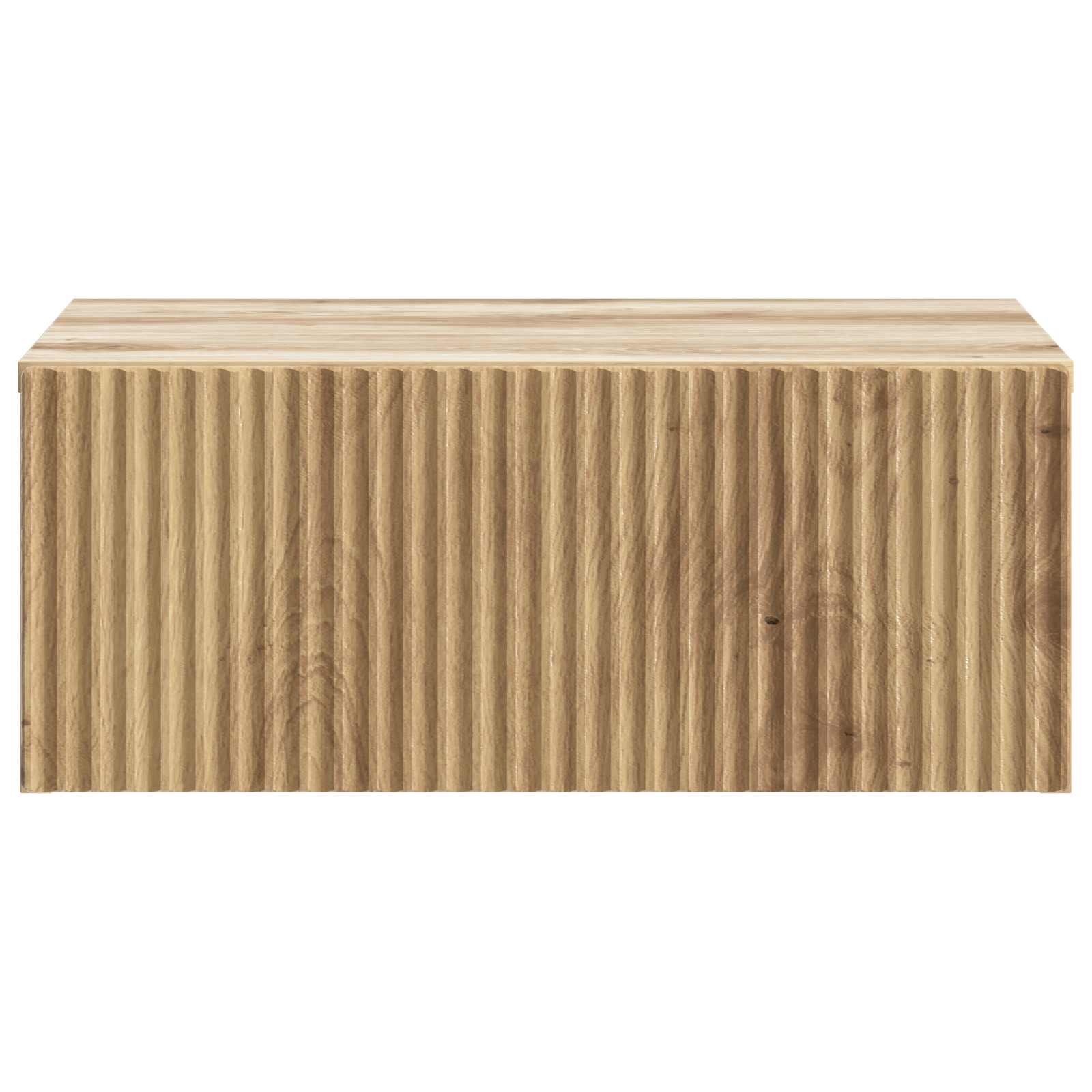 Wandbeugel Bedkast 2 pcs Artisanaal eiken 49 x 34,5 x 20 cm