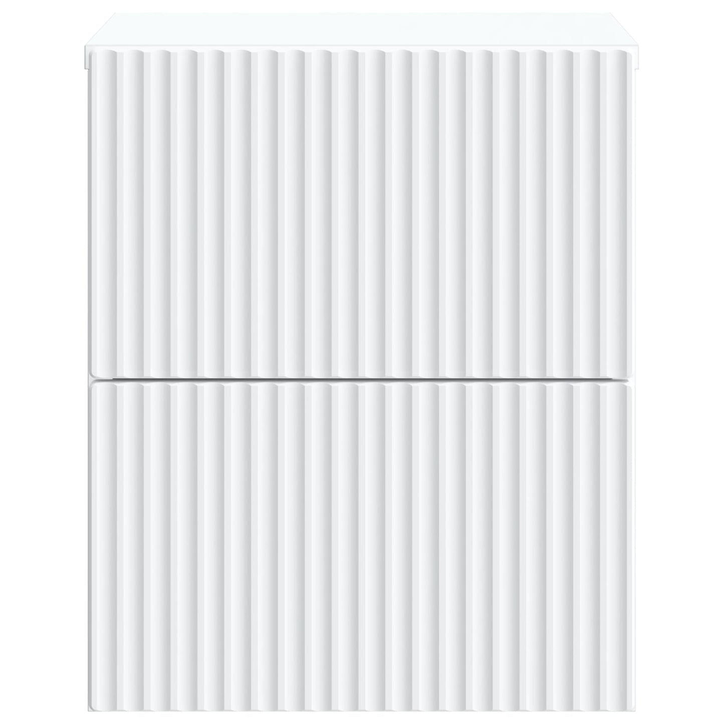 Wandbeugel Bedkast 2 pcs Wit 33 x 34,5 x 40 cm Bewerkt hout