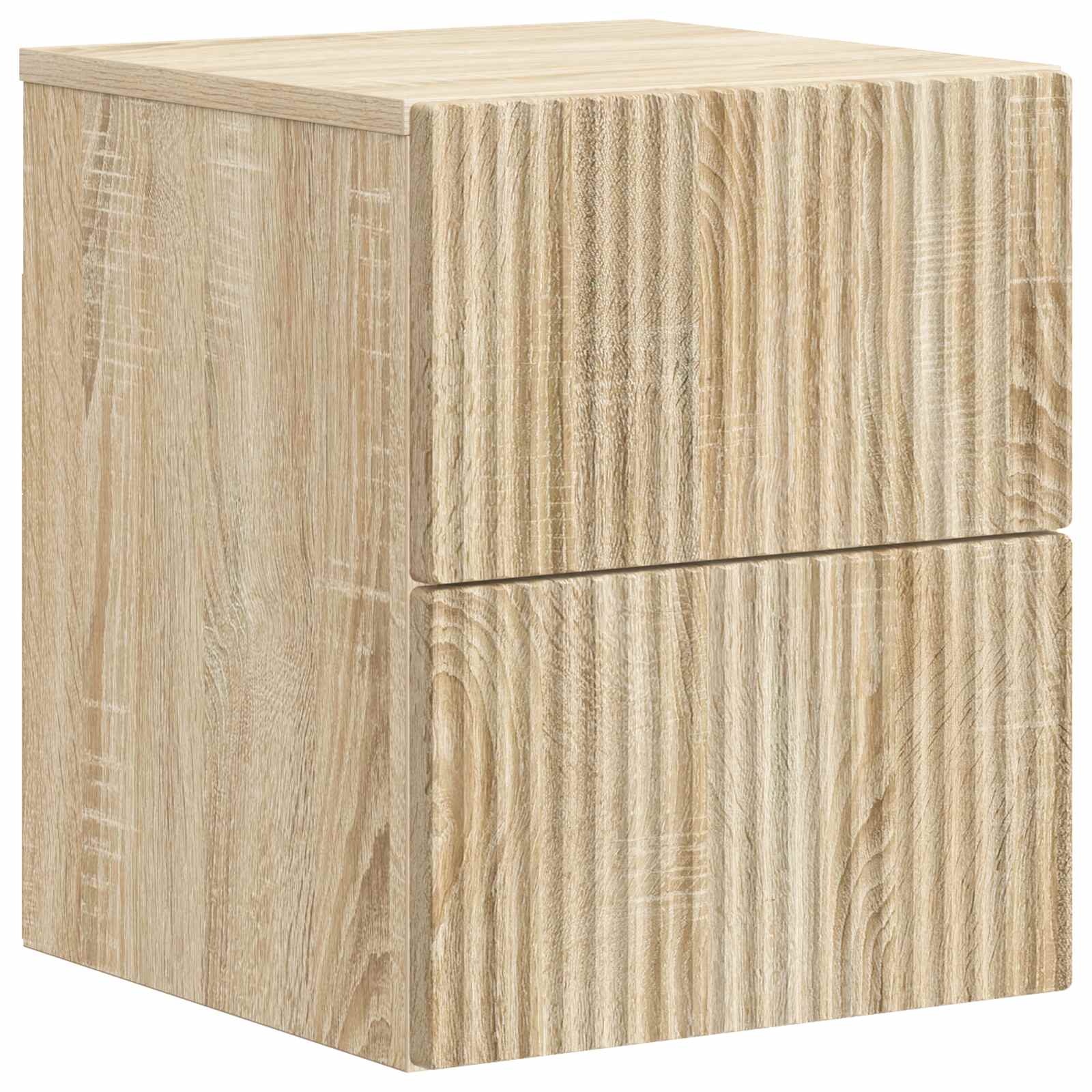 Wandbeugel Bedkast Sonoma Eiken 33 x 34,5 x 40 cm Bewerkt hout