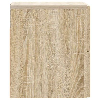 Wandbeugel Bedkast 2 pcs Sonoma Eiken 33 x 34,5 x 40 cm