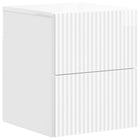 Wandkastje 33x34.5x40 cm hoogglans wit bewerkt hout
