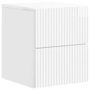 Wandkastje 33x34.5x40 cm hoogglans wit bewerkt hout