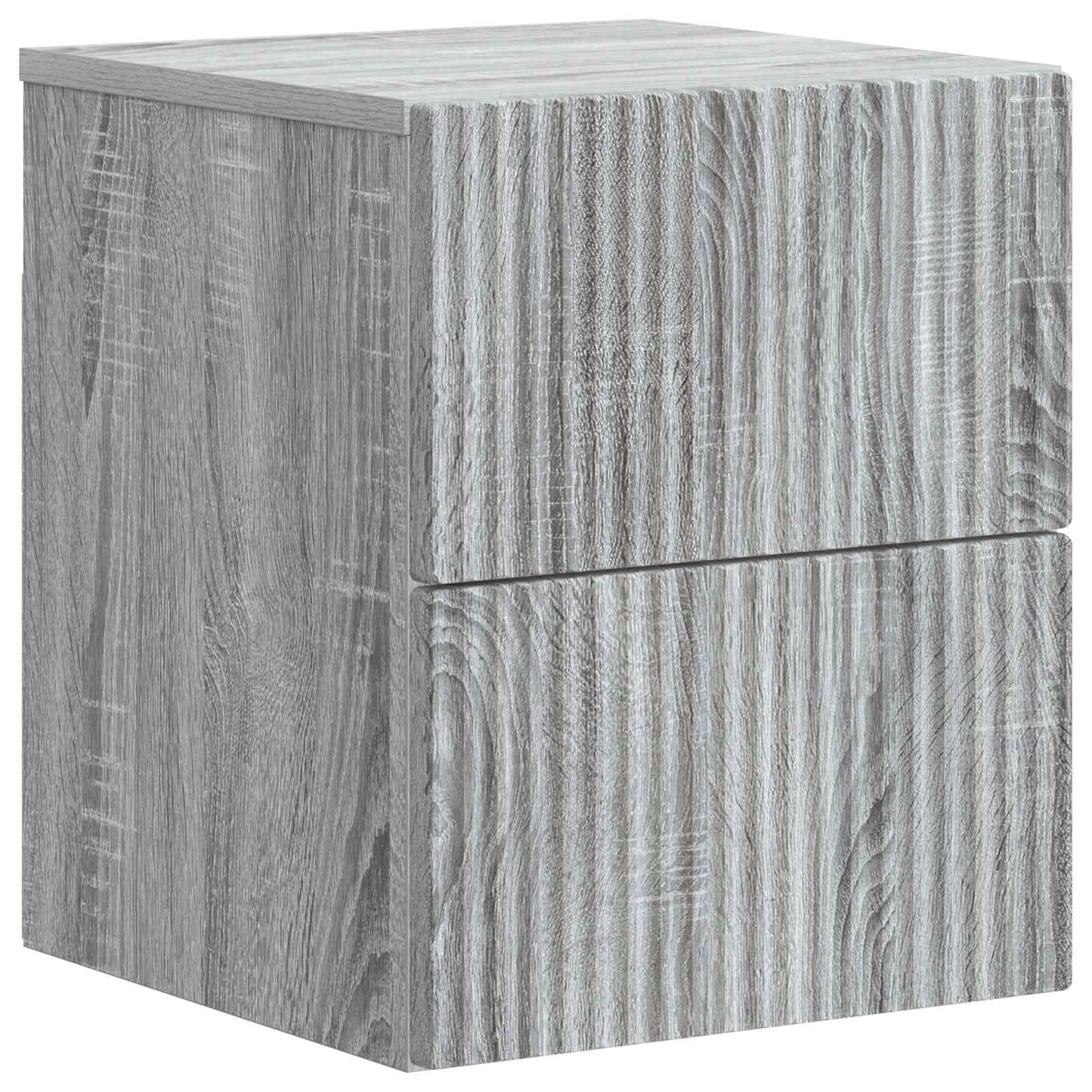 Wandbeugel Bedkast Grijs sonoma 33 x 34,5 x 40 cm Bewerkt hout