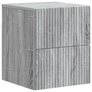 Wandkastje 33x34,5x40 cm grijs sonoma bewerkt hout