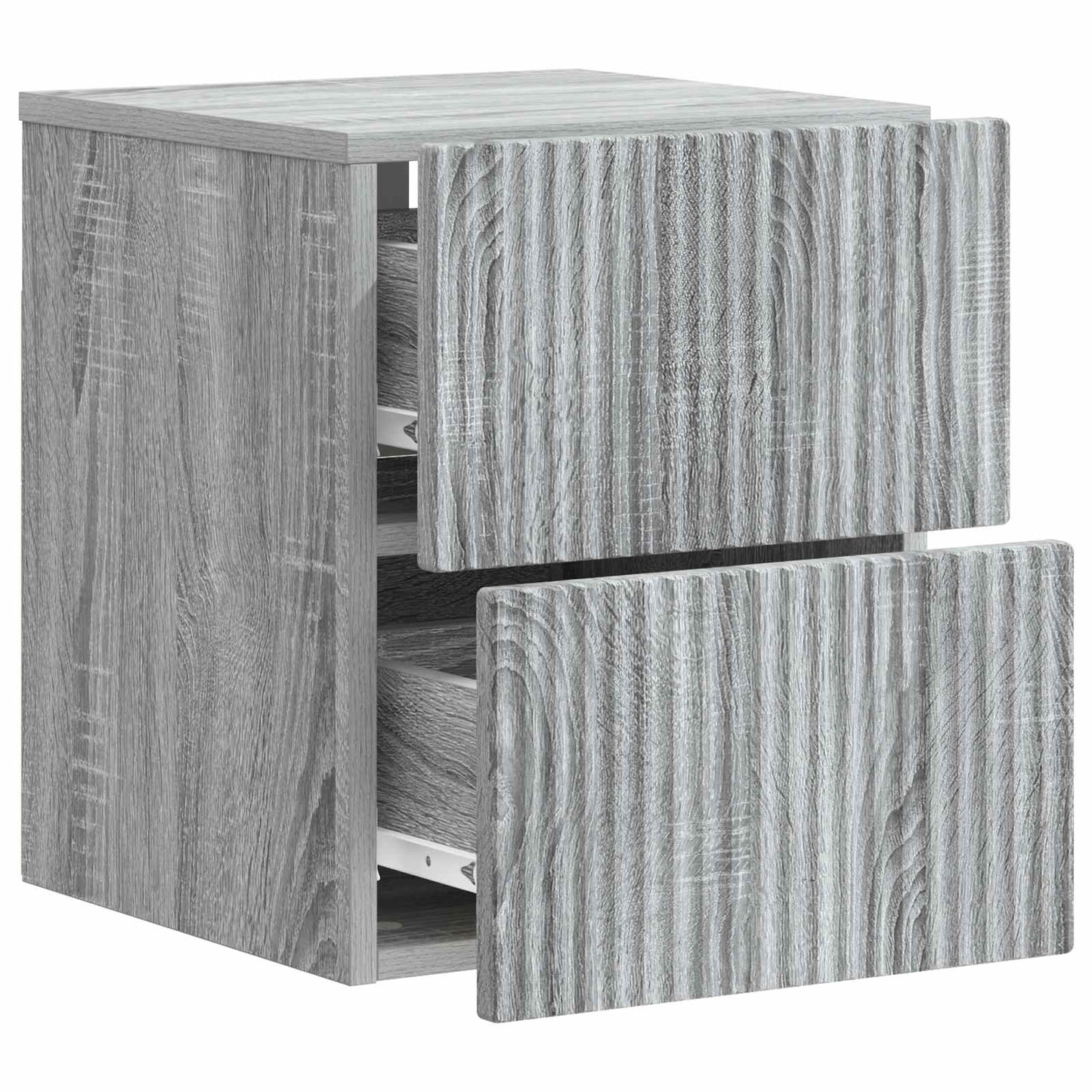 Wandbeugel Bedkast Grijs sonoma 33 x 34,5 x 40 cm Bewerkt hout