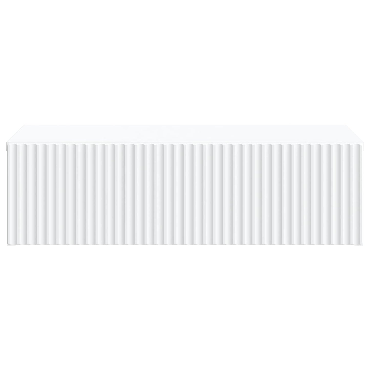Wandmontage Zijtafel Wit 59 x 34,5 x 17 cm Bewerkt hout