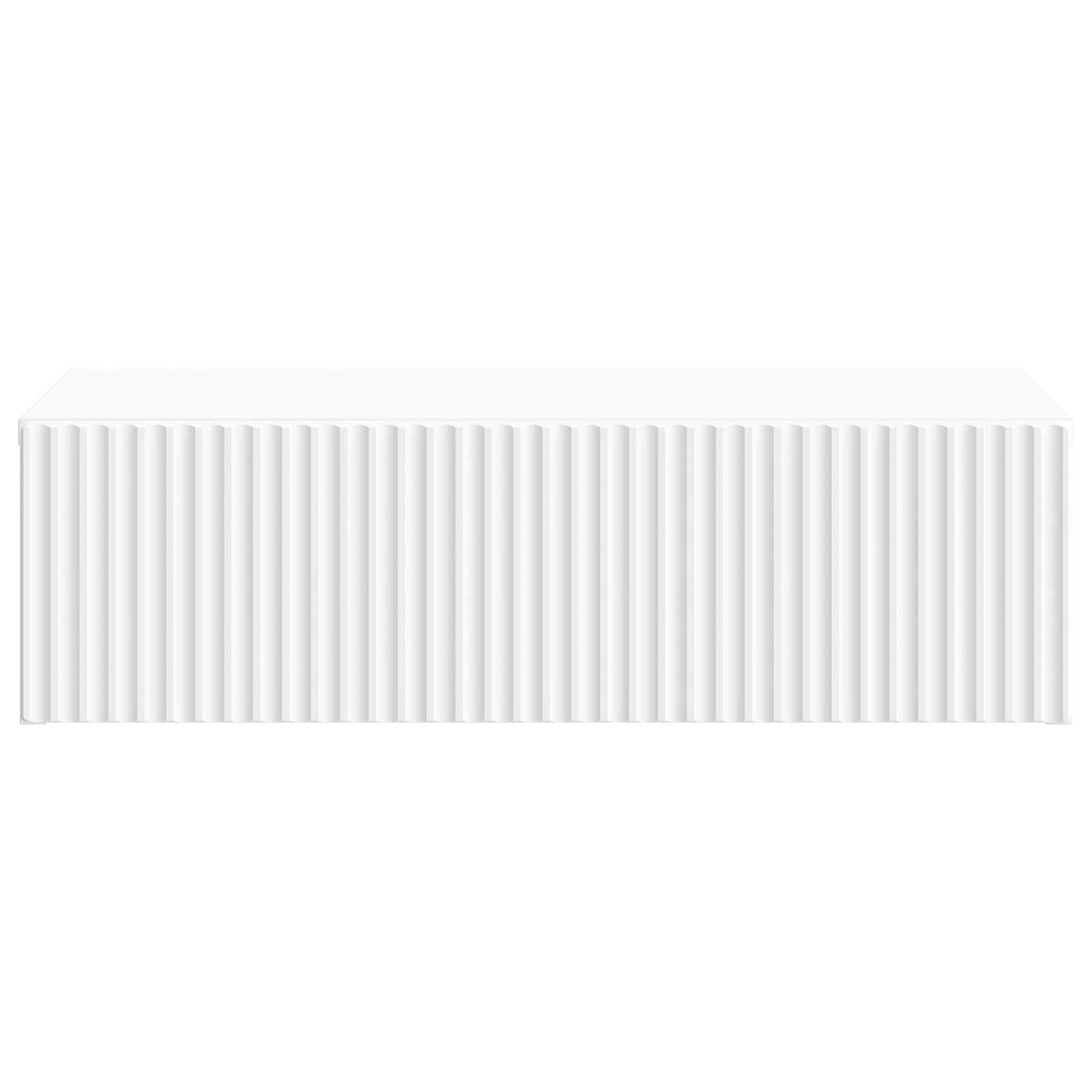 Wandmontage Zijtafel Wit 59 x 34,5 x 17 cm Bewerkt hout