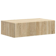 Wandmontage zijtafel 59x34,5x17 cm sonoma eiken