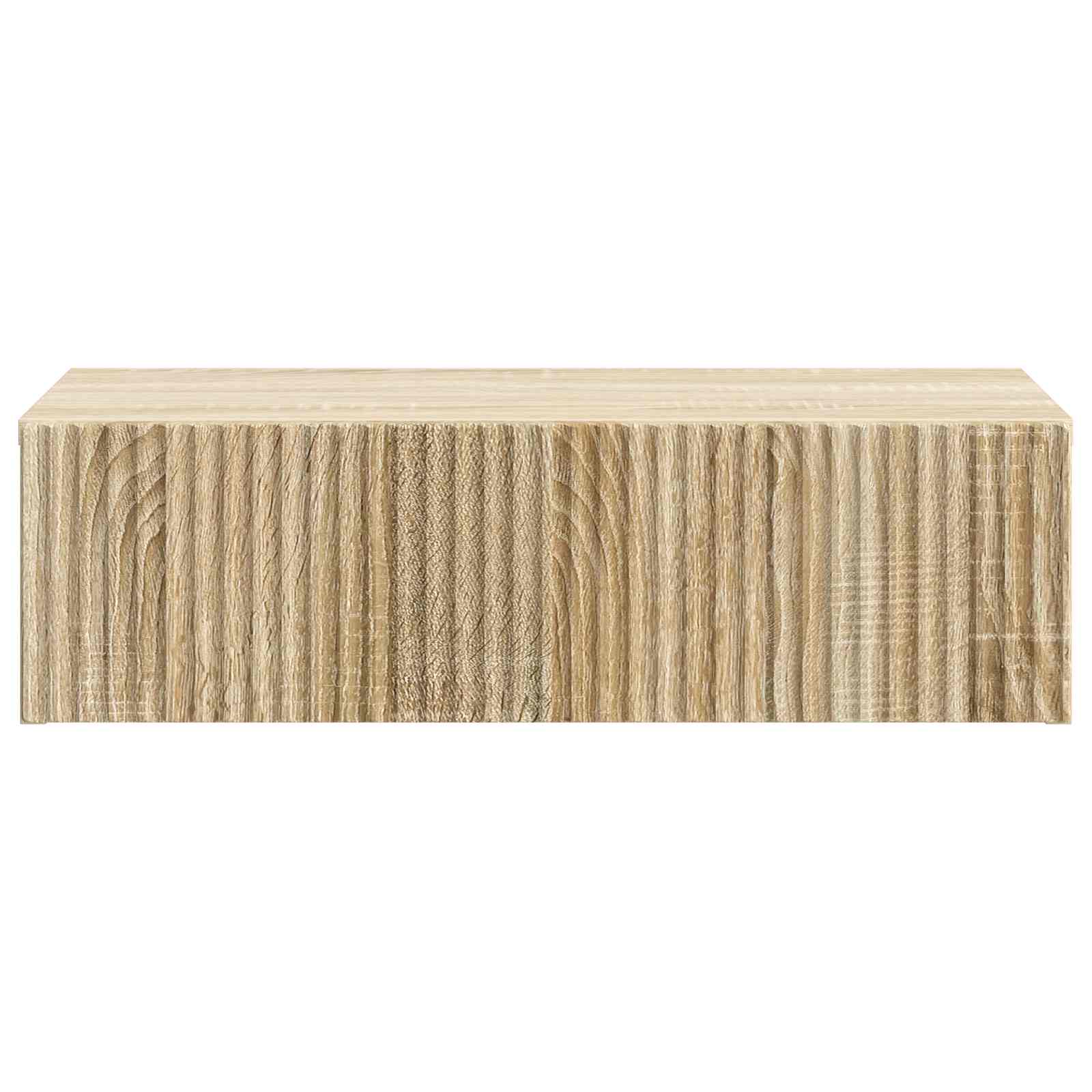 Wandmontage Zijtafel Sonoma Eiken 59 x 34,5 x 17 cm
