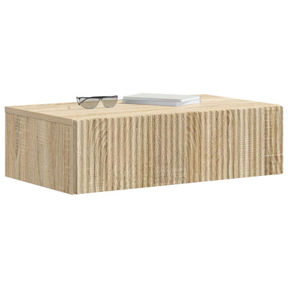 Wandmontage Zijtafel Sonoma Eiken 59 x 34,5 x 17 cm