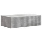 Wandtafel 59x34,5x17 cm bewerkt hout betongrijs