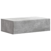 Wandtafel 59x34,5x17 cm bewerkt hout betongrijs