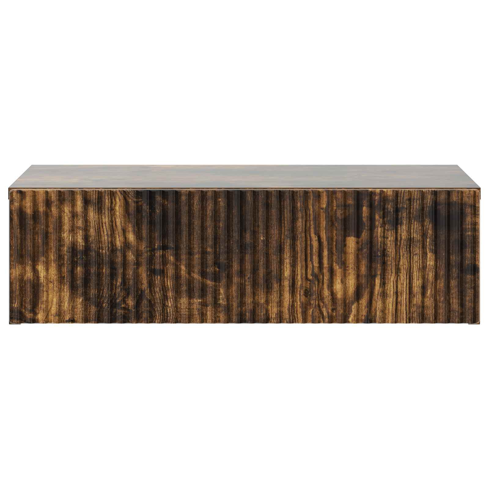 Wandmontage Zijtafel Gerookt eiken 59 x 34,5 x 17 cm