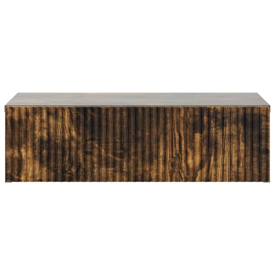 Wandmontage Zijtafel Gerookt eiken 59 x 34,5 x 17 cm