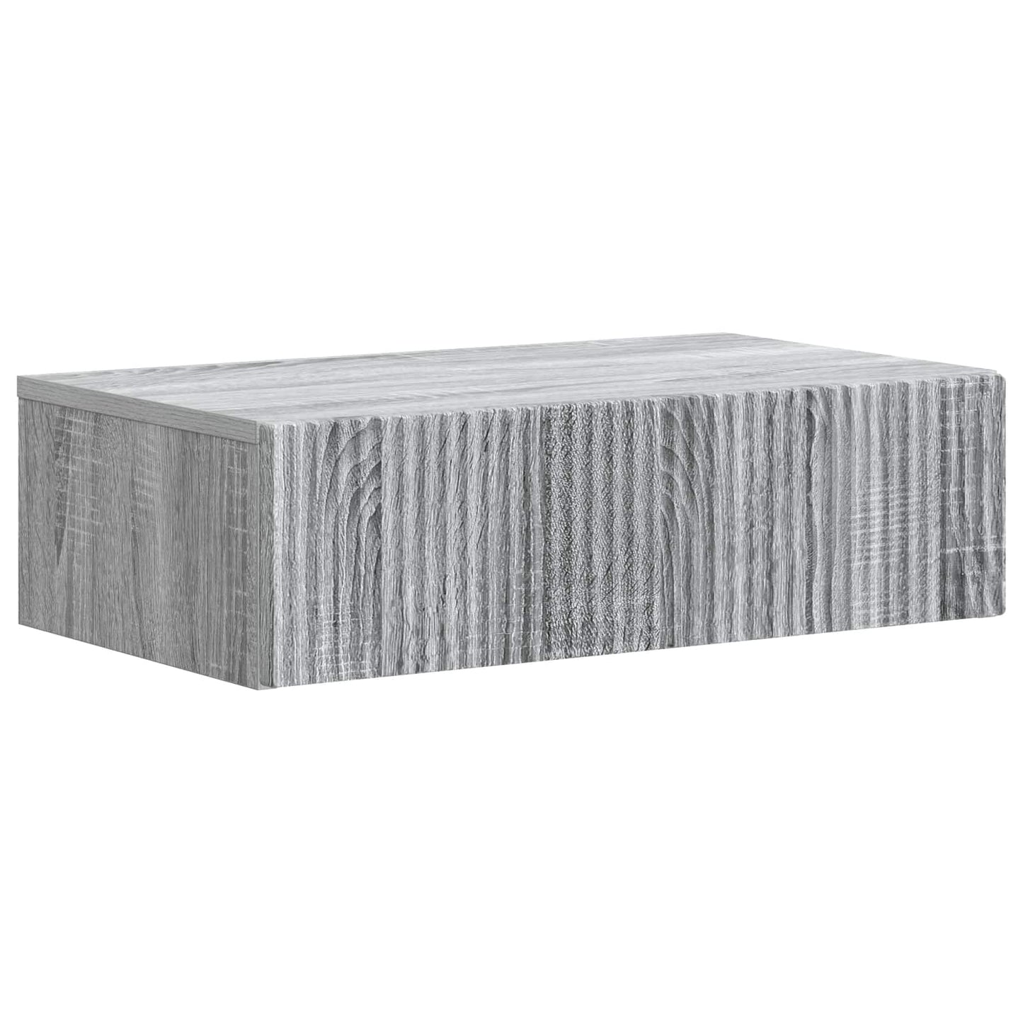 Wandmontage Zijtafel Grijs sonoma 59 x 34,5 x 17 cm