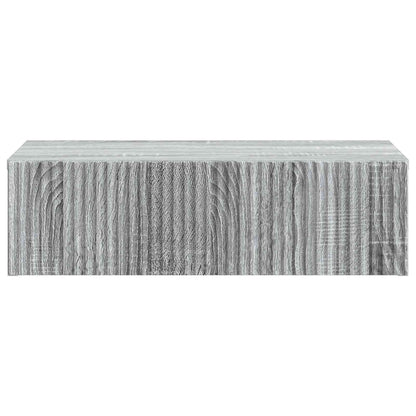 Wandmontage Zijtafel Grijs sonoma 59 x 34,5 x 17 cm