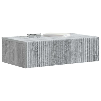 Wandmontage Zijtafel Grijs sonoma 59 x 34,5 x 17 cm