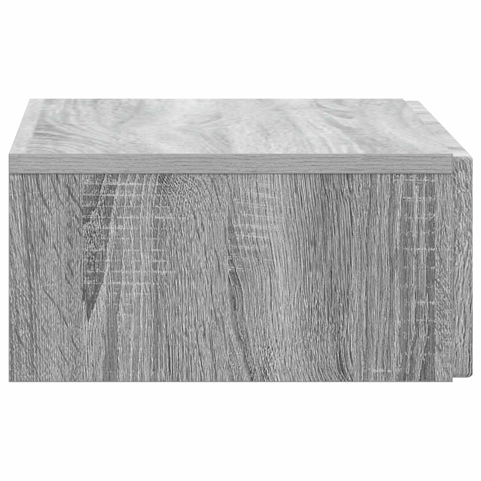 Wandmontage Zijtafel Grijs sonoma 59 x 34,5 x 17 cm