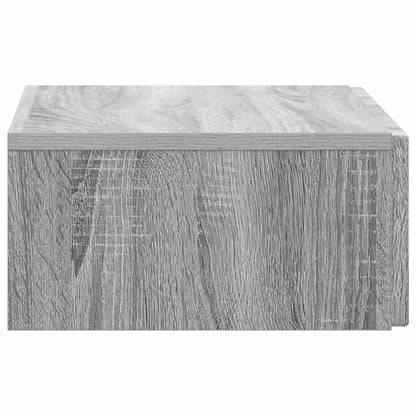 Wandmontage Zijtafel Grijs sonoma 59 x 34,5 x 17 cm