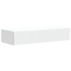 Wandtafel wit 87,5x34,5x17 cm bewerkt hout